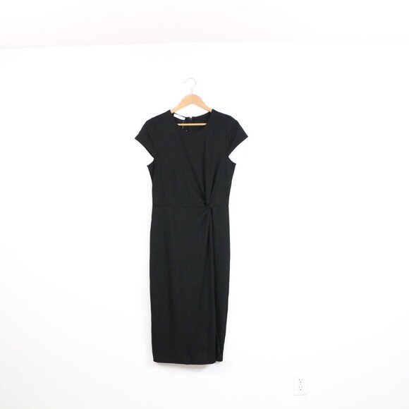 *Rickis Black Cap Sleeve Dress - Picture 4 of 10